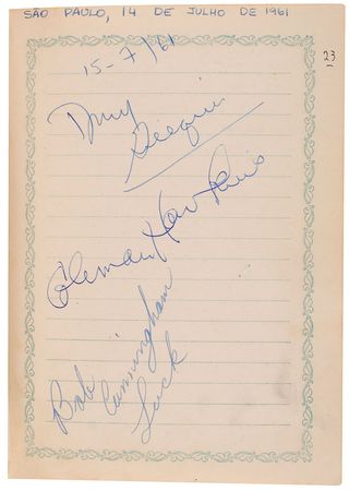 Lot #7176  Jazz Musicians Signed Autograph Book - Image 5
