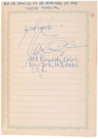 Lot #7176  Jazz Musicians Signed Autograph Book - Image 6