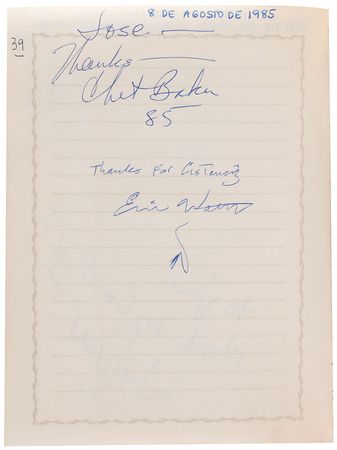 Lot #7177  Jazz Musicians Signed Autograph Book - Image 1