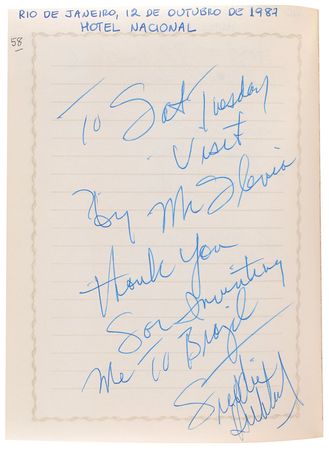 Lot #7177  Jazz Musicians Signed Autograph Book - Image 4