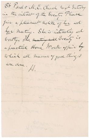 Lot #39 Rutherford B. Hayes Handwritten Letter Signed - Image 2