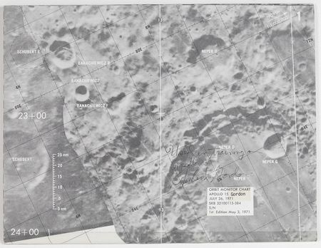 Lot #551 Richard Gordon Orbit Monitor Chart - Image 1