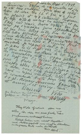 Lot #279 Albert Einstein: Einstein’s favorite memories of youth, the “games of captain and sailor such as we had long ago at Munich in the huge crate next to the factory” - Image 1