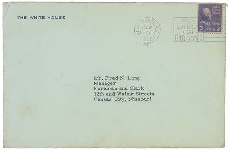 Lot #64 Harry S. Truman Typed Letter Signed - Image 2