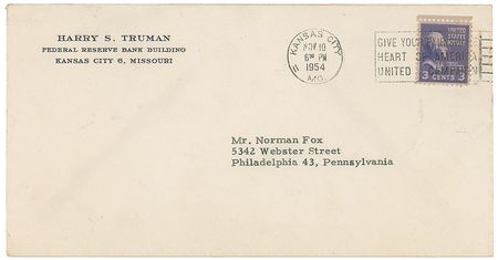 Lot #116 Harry S. Truman - Image 2