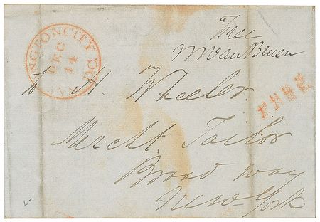 Lot #13 Martin Van Buren Free Frank