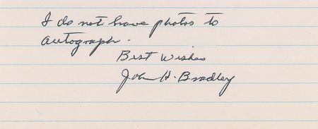 Lot #481 Iwo Jima: John H. Bradley - Image 1