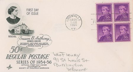 Lot #185 Susan B. Anthony Signed Quote - Image 2