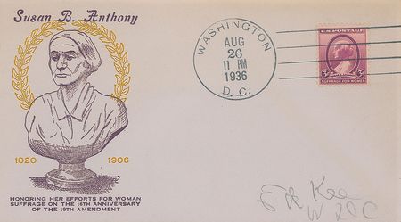 Lot #185 Susan B. Anthony Signed Quote - Image 3