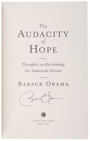Lot #156 Barack Obama Book - Image 1