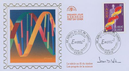 Lot #415 James D. Watson Signature - Image 2