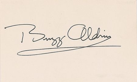 Lot #566 Buzz Aldrin and Michael Collins Signature - Image 1