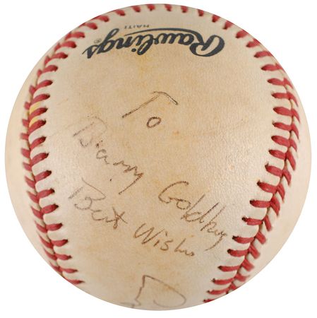Lot #142 George Bush Baseball - Image 2