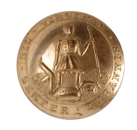 Lot #467 Virginia Soldier Button - Image 1