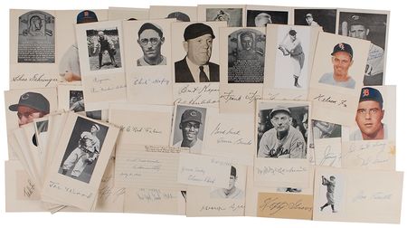 Lot #1049 Baseball: A slew of greats and Hall of Famers, including Red Faber, Nellie Fox, Lefty Grove, and Ray Schalk - Image 2
