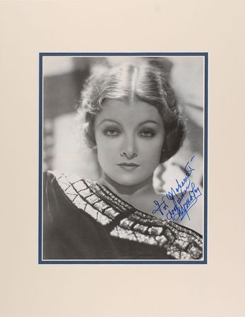 Lot #993 Myrna Loy Signed Photograph - Image 2
