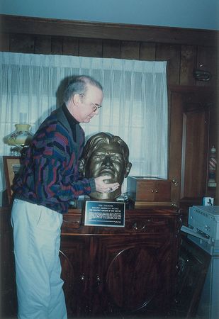 Lot #1038 Jim Thorpe: Massive bust of Jim Thorpe, originally destined for display at the US Capitol - Image 8