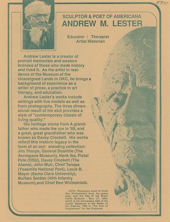 Lot #1038 Jim Thorpe: Massive bust of Jim Thorpe, originally destined for display at the US Capitol - Image 12