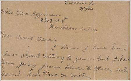 Lot #842 Jimmie Rodgers Handwritten Letter Signed - Image 2