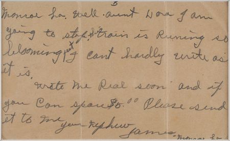Lot #842 Jimmie Rodgers Handwritten Letter Signed - Image 4