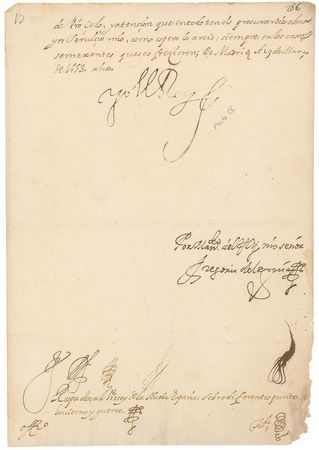 Lot #400 King Philip IV of Spain Signed Letter - Image 3