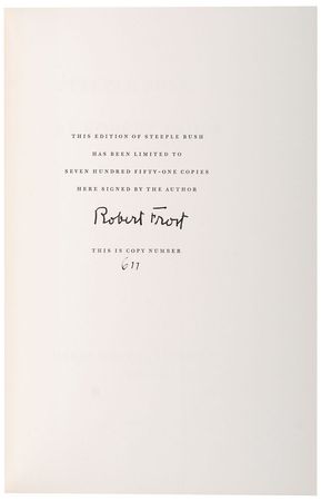 Lot #728 Robert Frost Book - Image 1