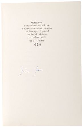 Lot #732 Graham Greene Book - Image 1