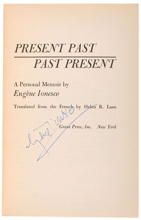 Lot #737 Eugene Ionesco - Image 1