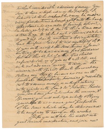 Lot #159 Charles Carroll of Carrollton Handwritten Letter Signed - Image 3