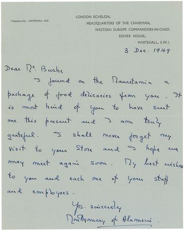 Lot #489 Montgomery of Alamein - Image 1