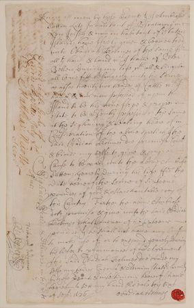 Lot #178 Colonial New York Signed Document - Image 2