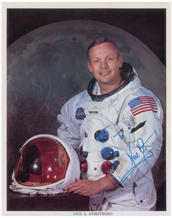Lot #517 Apollo 11 Signed Photographs - Image 1