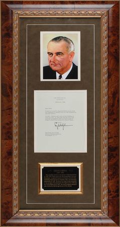 Lot #119 Lyndon B. Johnson Typed Letter Signed - Image 1