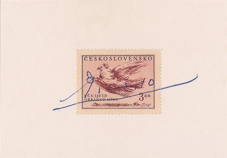 Lot #609 Pablo Picasso Postage Stamp - Image 1