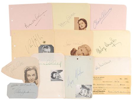 Lot #903 Actors and Actresses Signatures - Image 2