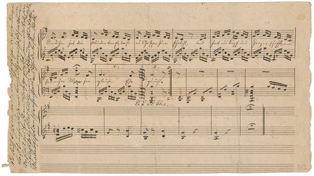 Lot #774 Carl Maria von Weber: Wonderful manuscript from the German Romantic - Image 1