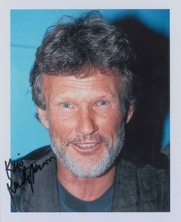Lot #881 Kris Kristofferson Signed Photograph - Image 1