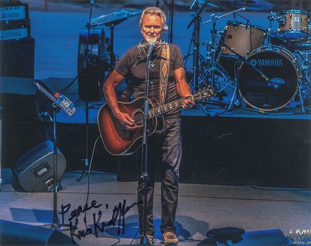 Lot #881 Kris Kristofferson Signed Photograph - Image 3