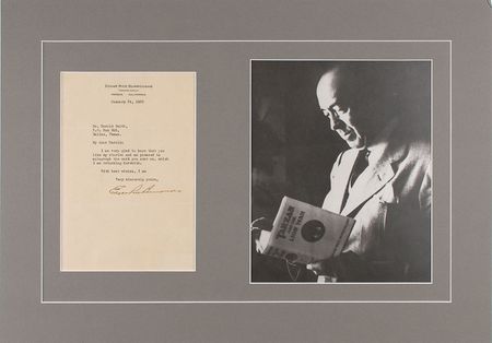 Lot #720 Edgar Rice Burroughs Typed Letter Signed - Image 2