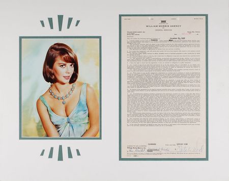 Lot #1020 Natalie Wood Signed Document - Image 2
