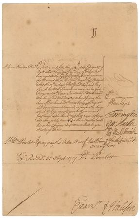 Lot #292 Isaac Newton: Master of the Mint Isaac Newton receives funds for the 