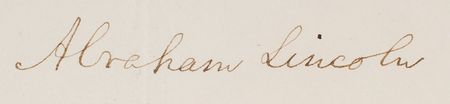 Lot #26 Abraham Lincoln: Scarce 1861 postmaster appointment - Image 2