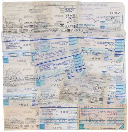 Lot #953 TV Stars Receipts - Image 1