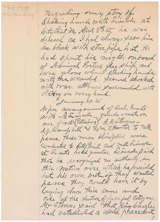 Lot #31 Abraham Lincoln Sighting - Image 1