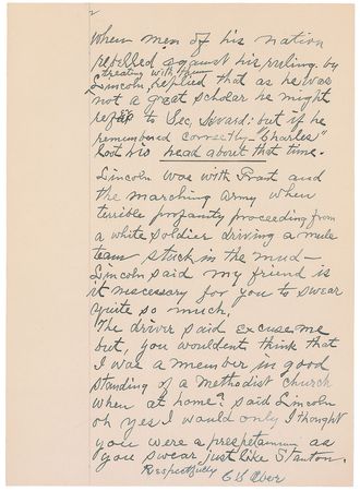 Lot #31 Abraham Lincoln Sighting - Image 2