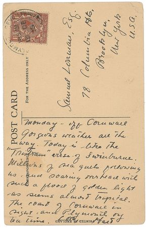 Lot #663 Hart Crane: Hart Crane lives out the 