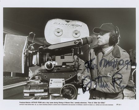Lot #945 Arthur Penn Signed Photograph - Image 1