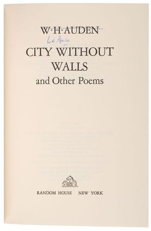 Lot #711 W. H. Auden Book - Image 2