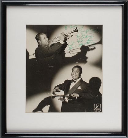 Lot #860 Louis Armstrong Signed Photograph - Image 1
