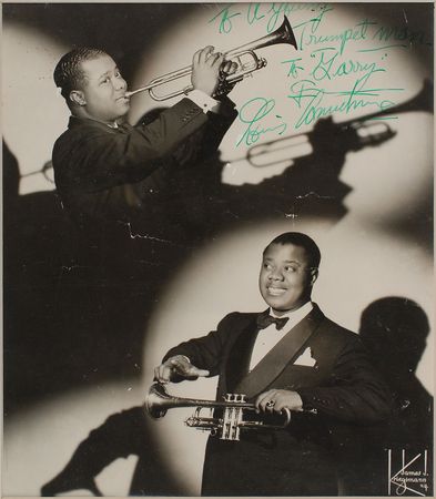 Lot #860 Louis Armstrong Signed Photograph - Image 2